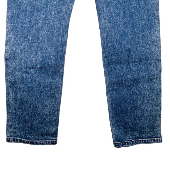 NEW KANCAN Baggy Fit Stretch Ankle Jeans High Rise Button Fly Acid Wash Size 25 - Picture 10 of 13